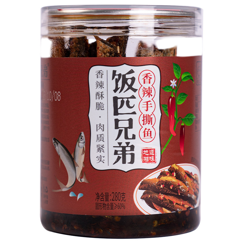 饭匹兄弟手撕鱼零食小鱼干下饭菜