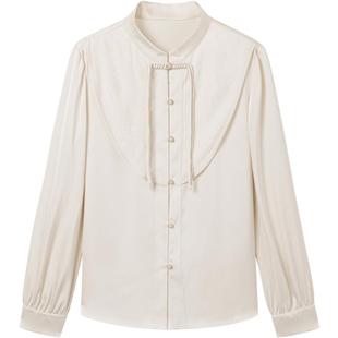 KBNE衬衫女新中式国风上衣 2026春季新款今年流行的漂亮小衫衬衣