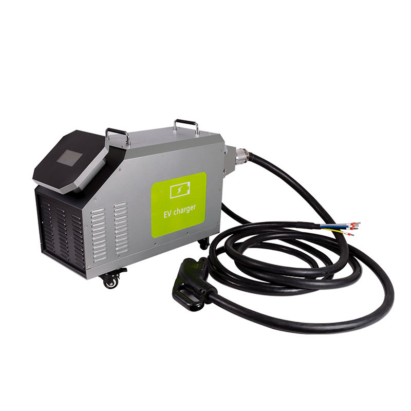 三合一欧美日标移动便携直流充电桩CCS2/CHAdeMO/CCS1枪头可替换