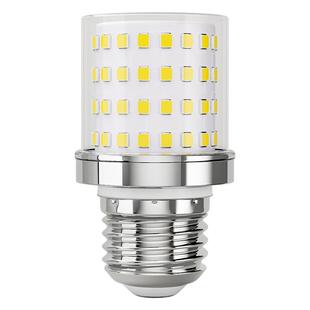 led魔豆灯泡E27螺口E14高显色家用护眼灯超亮节能三色变光玉米灯