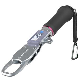 三乐铝合金控鱼器带电子秤数显称重手提多功能大物夹鱼路亚钳不锈