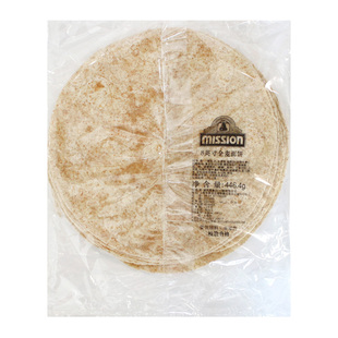 麦西恩全麦面饼3包36张 墨西哥鸡肉卷蔬菜卷饼薄饼饼皮早餐健身