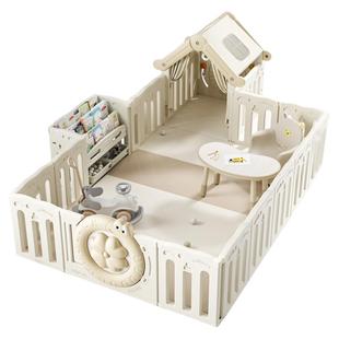 曼龙生肖蛇围栏地上婴儿防护栏爬爬垫一体新生儿周岁见面礼物玩具