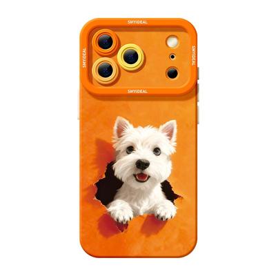 萨摩小耶适用苹果17promax手机壳iphone17新款2025高级感16pro外壳的11网红爆款ip15超好看镜头13全包12橙色