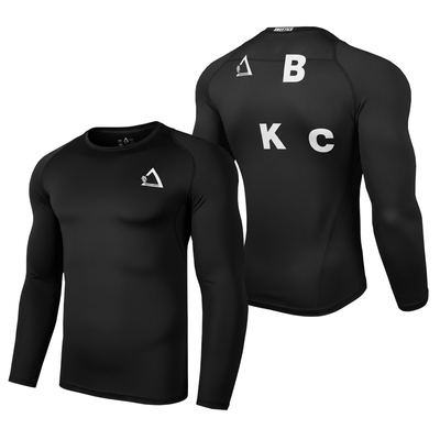 bkcxzice正品大三角紧身长袖男