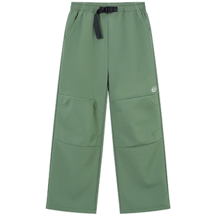 特步童装儿童加绒裤保暖裤长裤男童运动裤青少年冬季大童裤子冬装