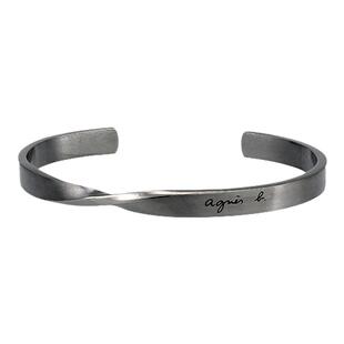 agnès b. 经典系列男士不锈钢手镯高级感小众手饰