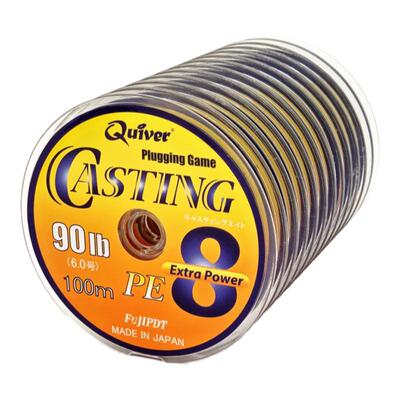 Casting波爬慢摇铁板路亚X8pe线