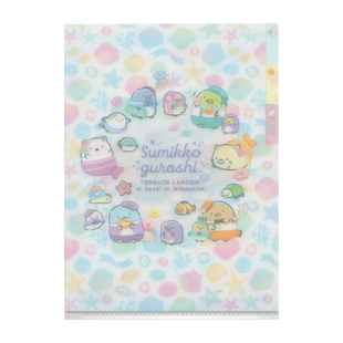 日本SANX轻松熊萌宠吉伊卡哇单片夹A5多层分类文件夹资料整理收纳