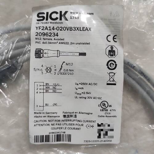 连接线YF2A14-020VB3XLEAX 20询价