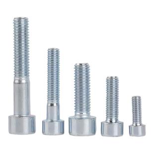 镀锌内六角圆柱头螺丝螺钉8.8级全牙半牙螺栓M3M4M5M6M8M10M12M14