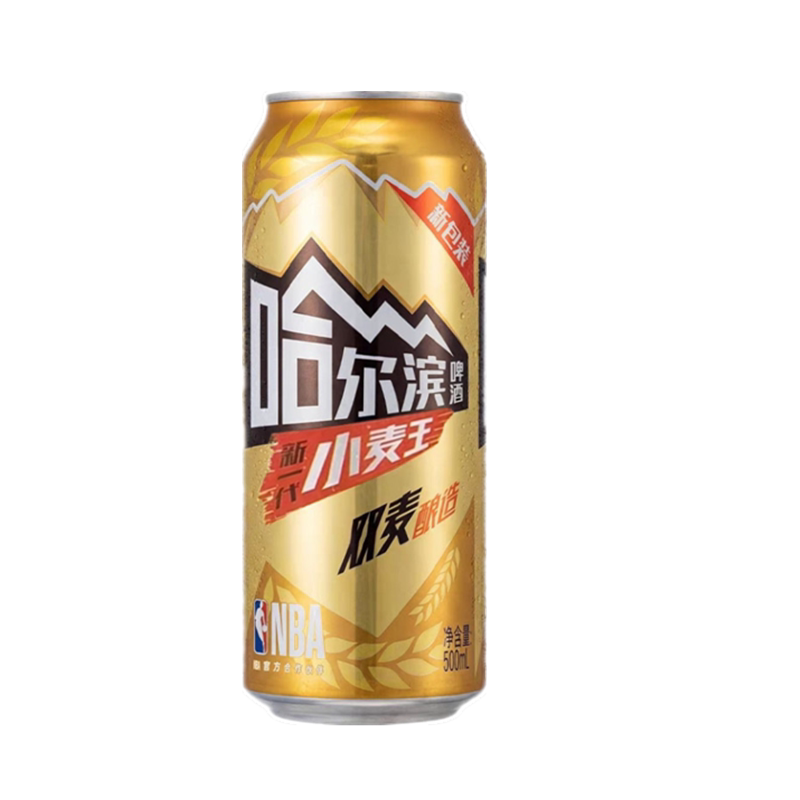 哈尔滨小麦王啤酒500ml*18听
