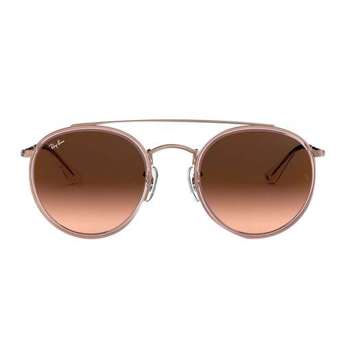 rayban雷朋太阳眼镜 男款张艺兴同款圆框双梁飞行员墨镜 RB3647N
