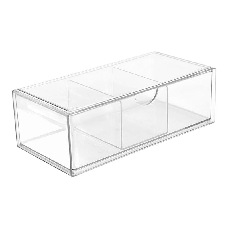 浴室镜柜化妆品抽屉收纳盒