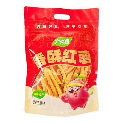 包装广大园香脆红薯条250g