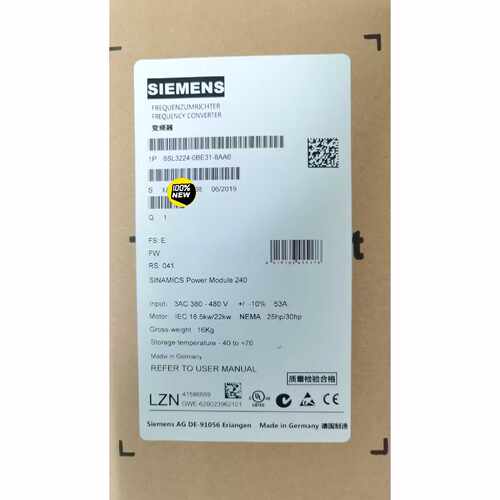 议价6SL32240BE318AA0G120变频适用