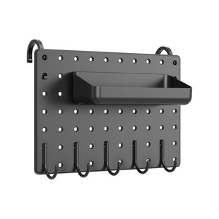 电竞周边收纳神器游戏手柄耳机挂架洞洞板主机置物架桌面整理架