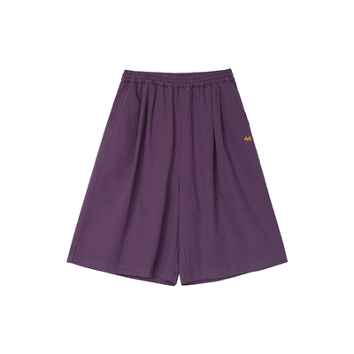 安妮森林休闲棉布短裤