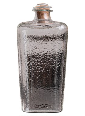 圭隐堂锤纹四方玻璃冷泡壶高颜值绿茶冷萃瓶茶水凉水壶果酒冷泡瓶