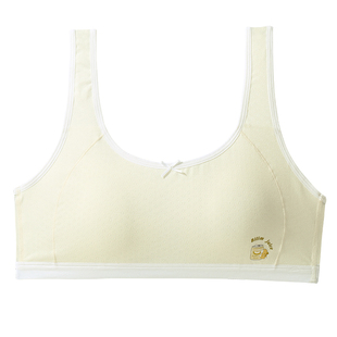 百伶百俐少女内衣初中生运动发育期青春期文胸女大童青少年小背心