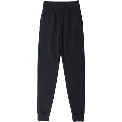 加厚秋冬季休闲风仿毛运动裤