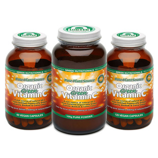澳直邮 GREEN NUTRITIONALS 绿色营养ACO有机维生素C粉纯植物萃取