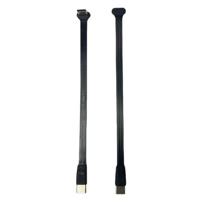 桂爱Type-c4.0公转公弯头PD240W超快充5A大电流FPC扁平数据线60W