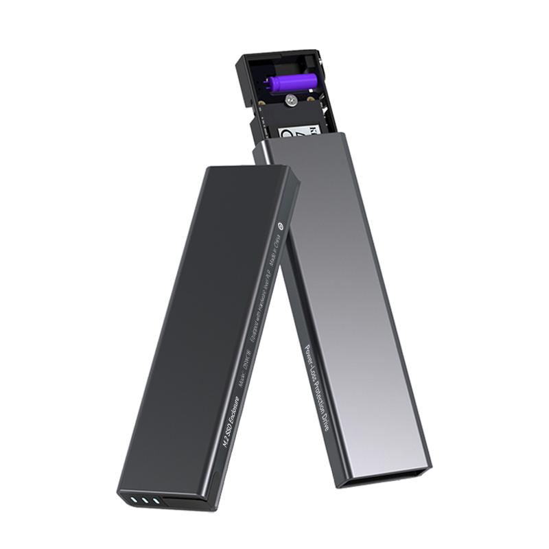 Dockcase多凯斯m2固态硬盘盒子typec移动ssd笔记本电脑nvme外接盒