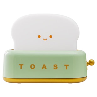 面包机助眠灯夜间小夜灯氛围感小夜灯喂奶护目小夜灯可爱风小夜灯