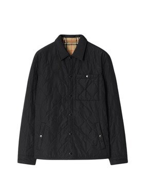 【24期免息】BURBERRY男装双面两穿绗缝尼龙外套式衬衫81157881