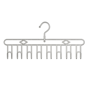 衣柜挂钩不锈钢学生宿舍收纳神器置物架挂帽子衣服包包免打孔挂架