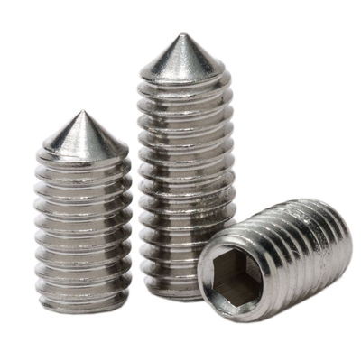 304不锈钢尖头内六角机米螺丝