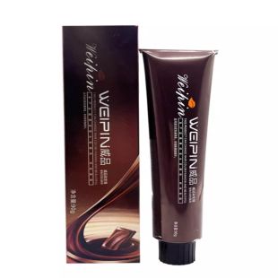 三荣巧克力染发膏90g盖白发多段色一步到位染膏理发店单支染发剂