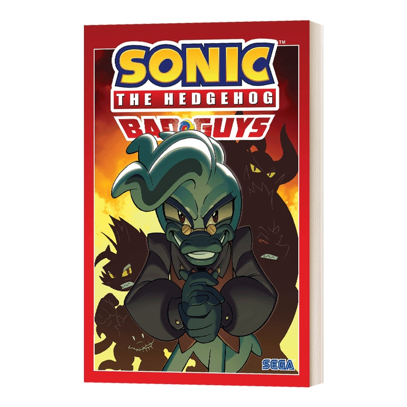 英文原版 Sonic The Hedgehog Bad Guys刺猬索尼克坏人英文版进口英语原版书籍儿童图书