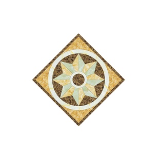 北欧瓷砖对角贴客厅地砖防水耐磨地面美缝装饰地板贴卧室贴角花贴