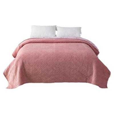 保暖夹棉外贸加厚毛毯简约冬季