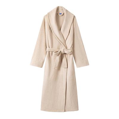 新款睡袍女秋冬季摇粒绒男士浴袍情侣睡衣加绒加长款浴衣加厚冬天