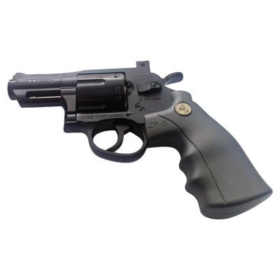 小月亮左轮ZP5软弹玩具枪蟒蛇357手动抢酒馆骗子游戏男孩礼物模型