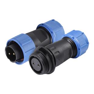 ZHQCN国如工业IP68防水HSP系列开孔13/17/21M对接式航空插头插座