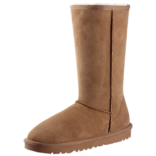 GOOBEI古贝雪地靴2025新款情侣冬季羊皮毛一体高筒护腿防寒棉靴子