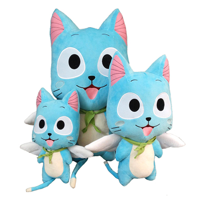 妖精的尾巴哈比毛绒卡通抱枕定制