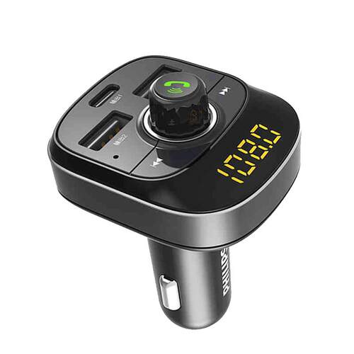 飞利浦车载蓝牙接收器无损音质mp3播放器转换汽车点烟器充电快充