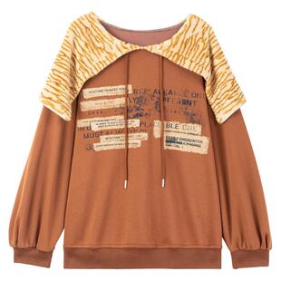 KEIKO 美式乡野风披肩连帽卫衣女2026早春酷感小众加厚外套上衣