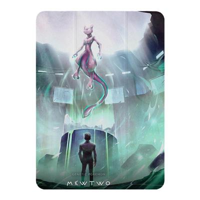 超梦宝可梦神兽平板保护壳适用于苹果iPadPro13/11创意三折Air4气囊2024防摔5蚕丝纹Mini6卡通iPad10神奇宝贝