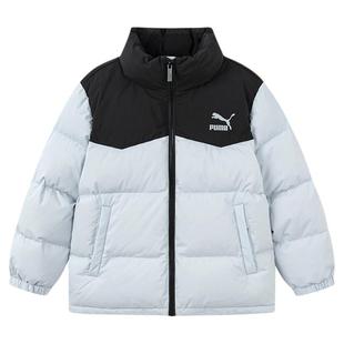PUMA彪马羽绒服童装新款冬季加厚保暖外套时尚男女孩面包服冬装