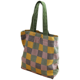 布奏手提帆布包小号文艺百搭森系布袋子上班手拎包日常通勤包