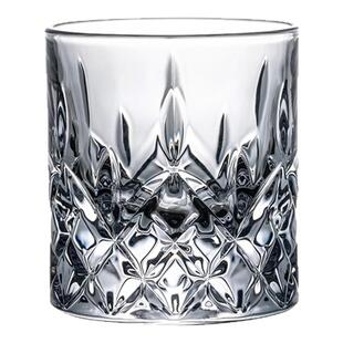 PARYU厚底威士忌酒杯轻奢高档水晶杯玻璃杯洋酒杯江户切子星芒杯