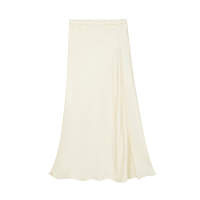 MOFAN摩凡春新款米色半身裙