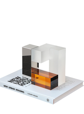 密度家居简约现代立体黑白水晶