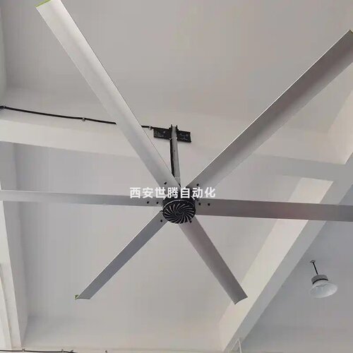 养殖场永磁节能工业大吊扇厂房仿自然风低噪音大风扇工厂7米吊扇